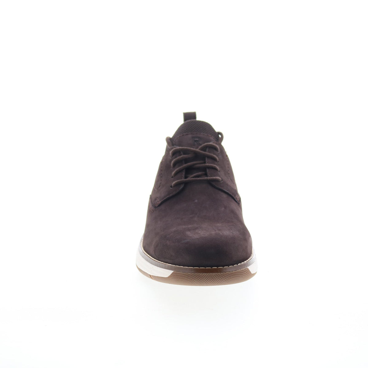 Rockport Lukah 2 Mens Brown Wide Leather Lace Up Lifestyle Sneakers Shoes