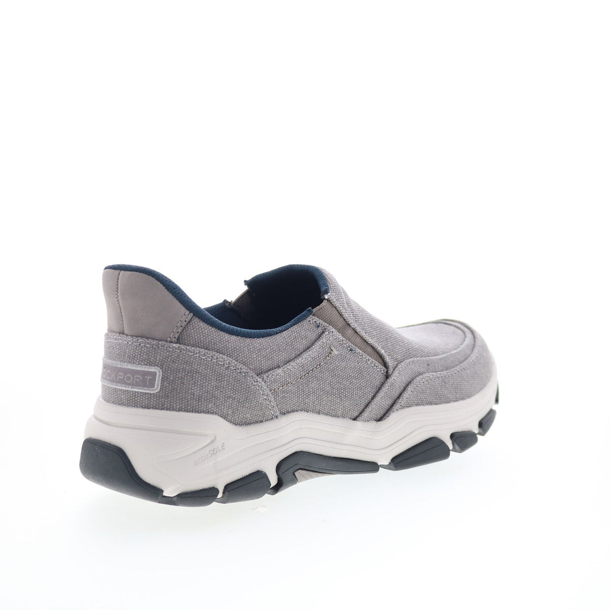 Rockport Reece 2 RMREECE2 Mens Gray Wide Canvas Lifestyle Sneakers Shoes