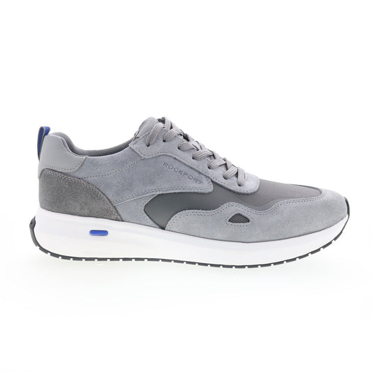 Rockport Total Motion Tilman Mens Gray Wide Lifestyle Sneakers Shoes