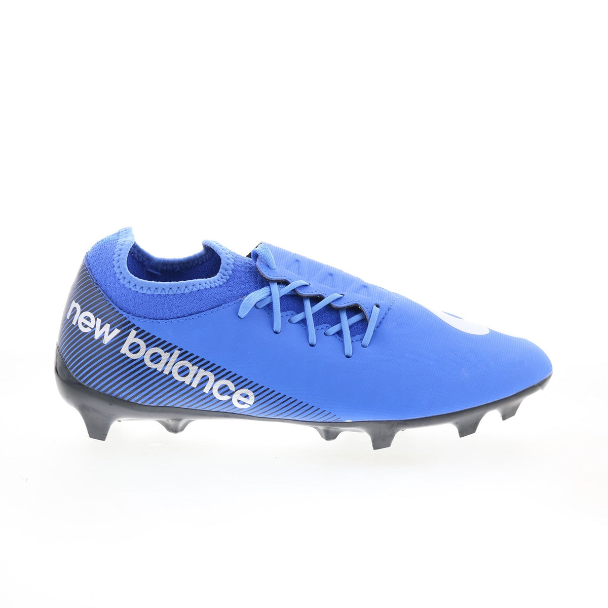 New Balance SF3FBS7 Mens Blue Synthetic Athletic Soccer Cleats Shoes