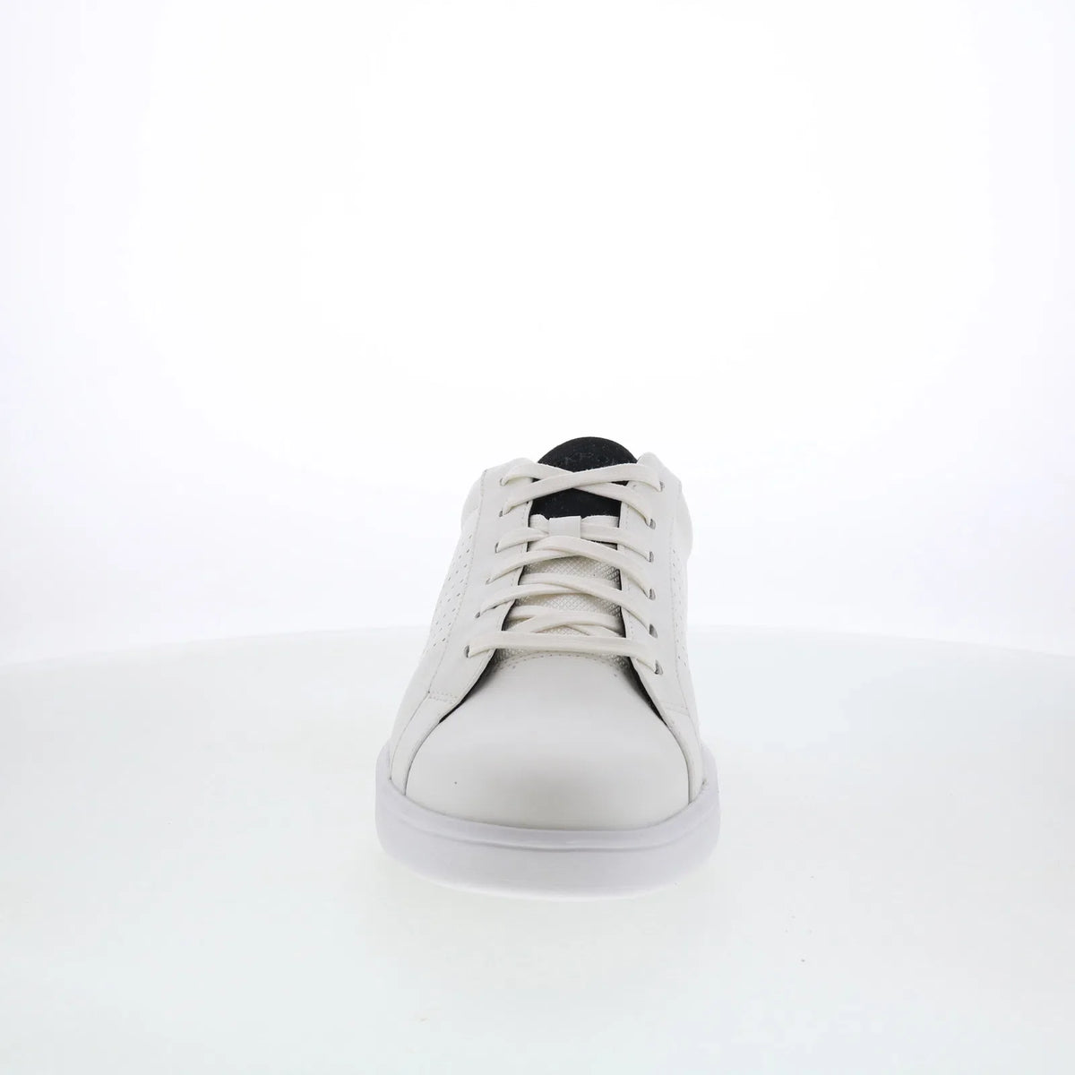 Rockport Tristen Lace Up Mens White Wide Leather Lifestyle Sneakers Shoes