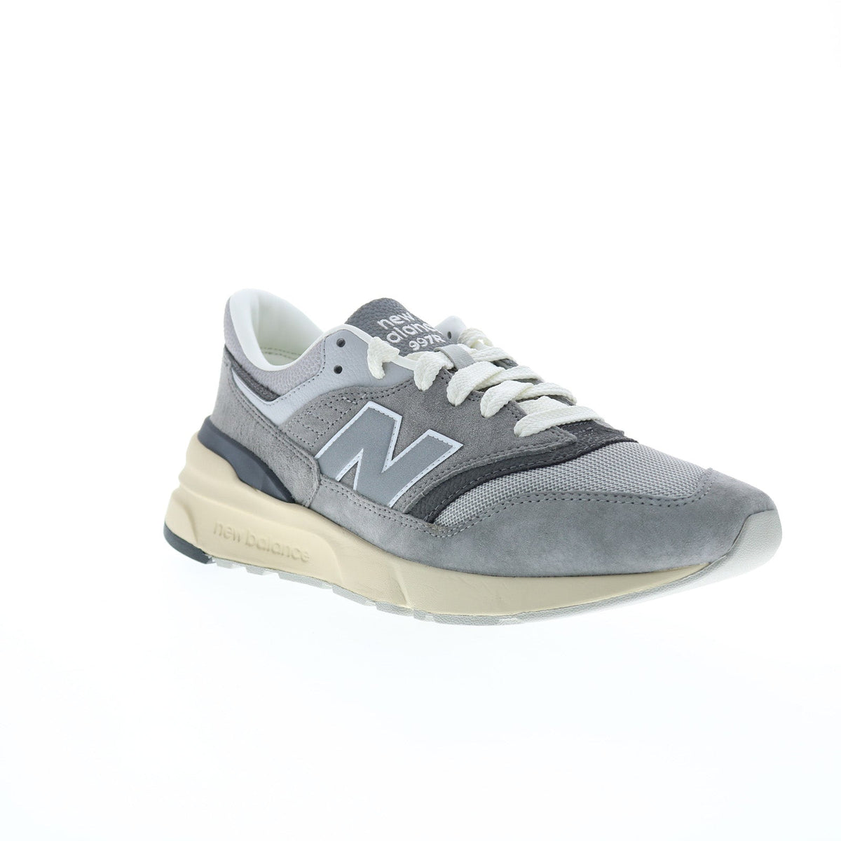 New Balance 997R U997RHA Mens Gray Suede Lace Up Lifestyle Sneakers Shoes
