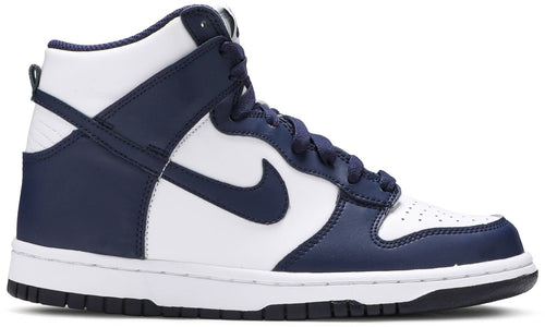 Nike Grade School Womens Dunk High Sneakers - 'Midnight Navy'