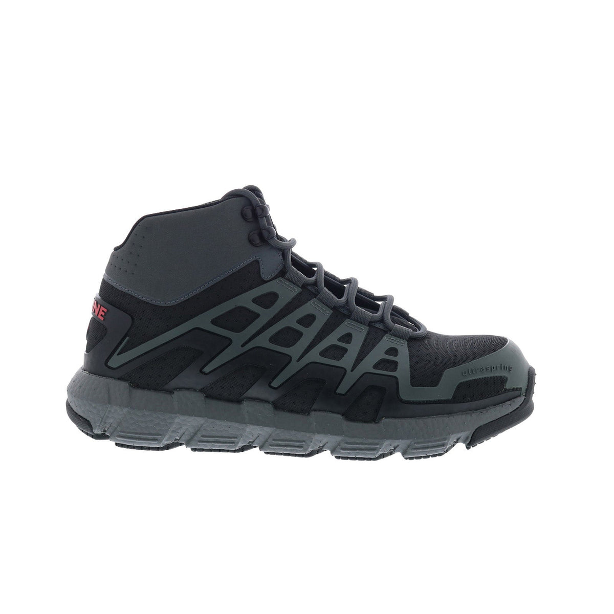 Wolverine Rev Vent DuraShocks FLX CarbonMax Mid Mens Gray Wide Work Boots