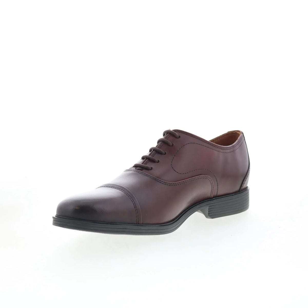 Clarks Whiddon OX 26177809 Mens Brown Wide Oxfords & Lace Ups Cap Toe Shoes