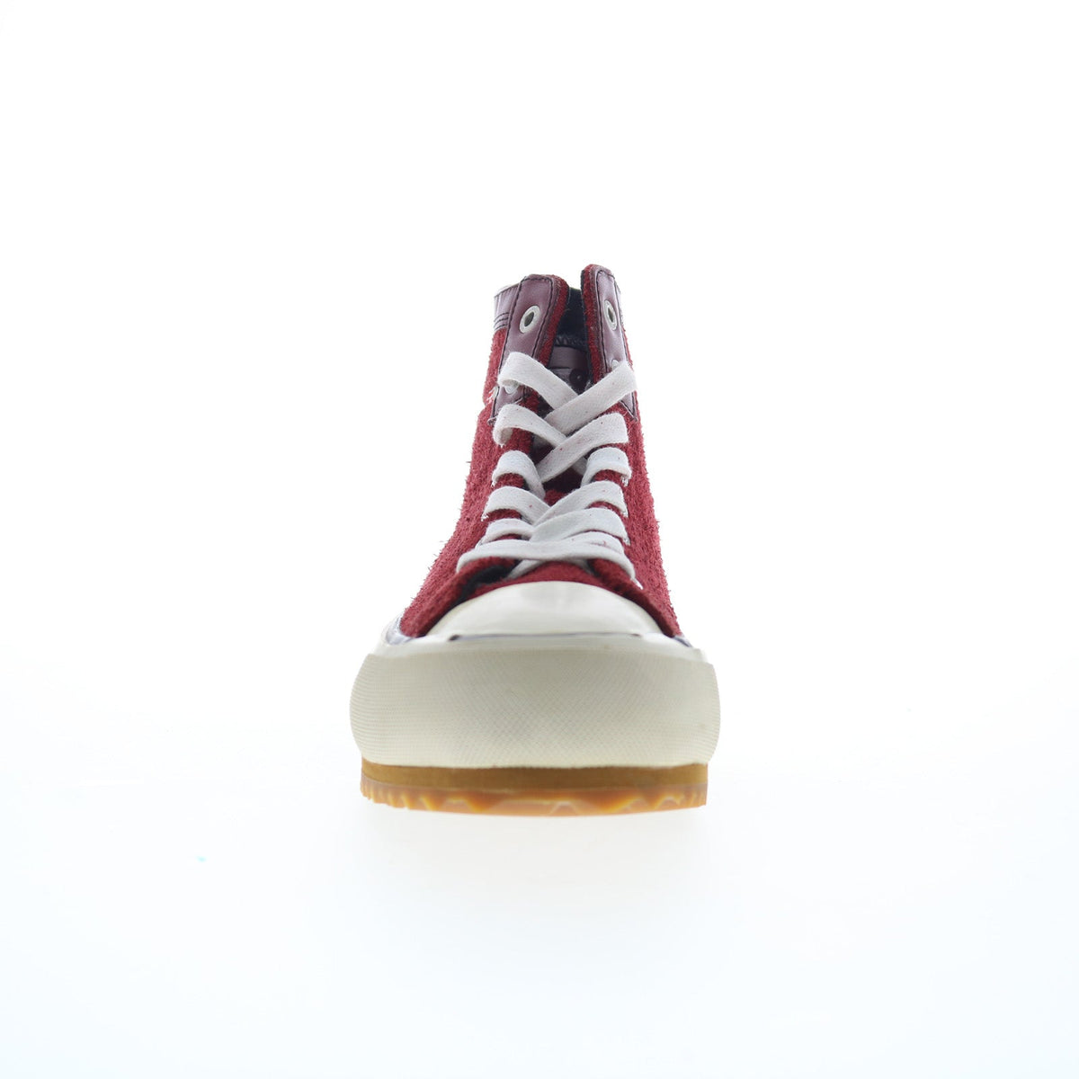 Diesel S-Principia Mid X Mens Red Suede Lifestyle Sneakers Shoes
